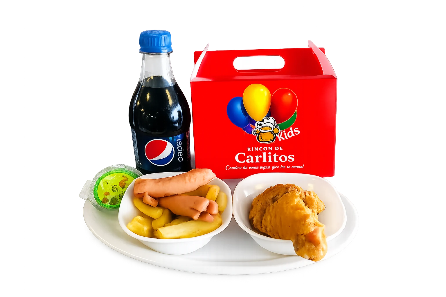 Menú infantil de El Rincón de Carlitos